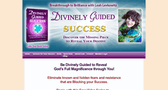 Desktop Screenshot of divinelyguidedsuccess.com