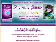 Tablet Screenshot of divinelyguidedsuccess.com